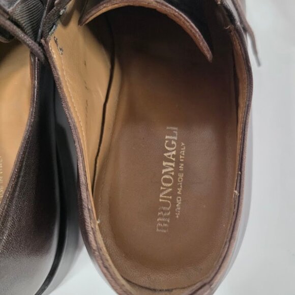 Bruno Magli Ranuncolo Brown Napa Leather Lace Up Derby\'s 11 main image 6